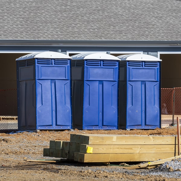 are there any restrictions on where i can place the portable restrooms during my rental period in Walland TN